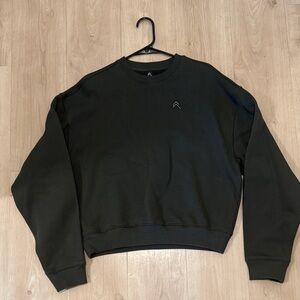 Oner Active Khaki Green Crew Neck Sweatshirt - Medium